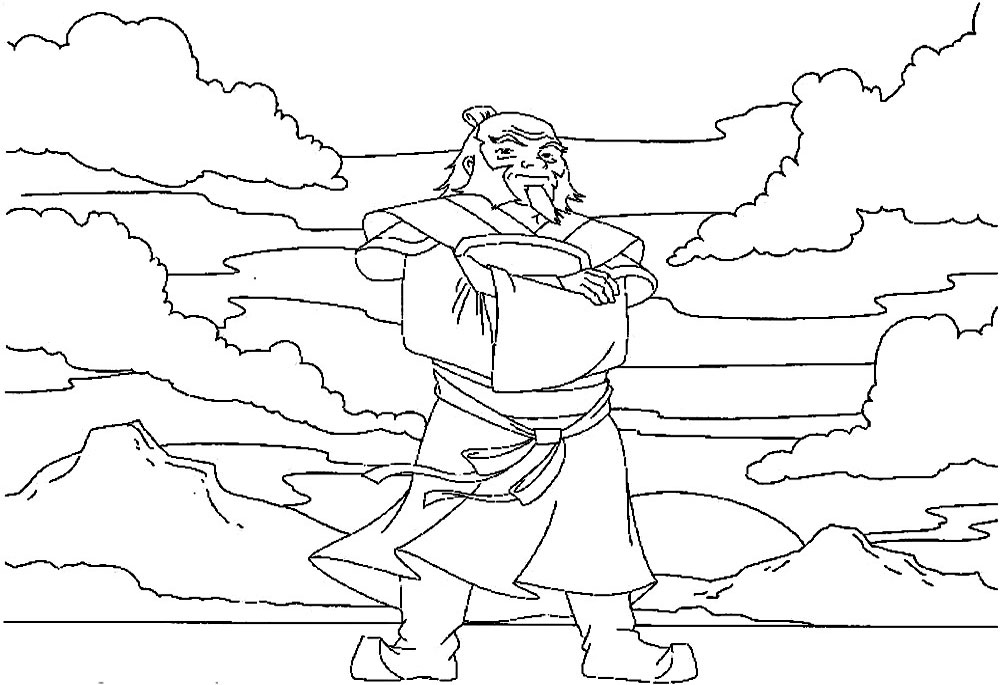 Gratuitos dibujos para colorear - Avatar: la leyenda de Aang, descargar e imprimir