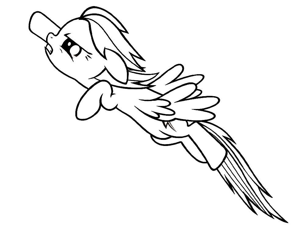 Útiles dibujos para colorear - My Little Pony, para chiquitines creativos