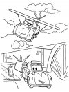 Aviones - dibujos infantiles para colorear, para niños y niñas