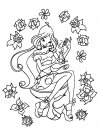 Algo útil para niñas y niños - dibujos para colorear - Winx Flora