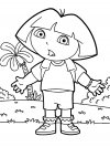 Descargamos dibujos para colorear - Dora la exploradora
