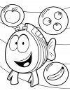 Útiles dibujos para colorear - Bubble Guppies, para chiquitines creativos