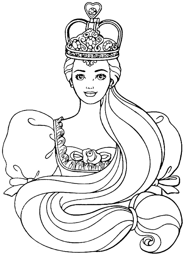 Descargar gratis dibujos para colorear - princesas
