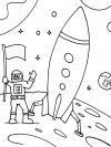 Gratuitos dibujos para colorear - astronaut, descargar e imprimir